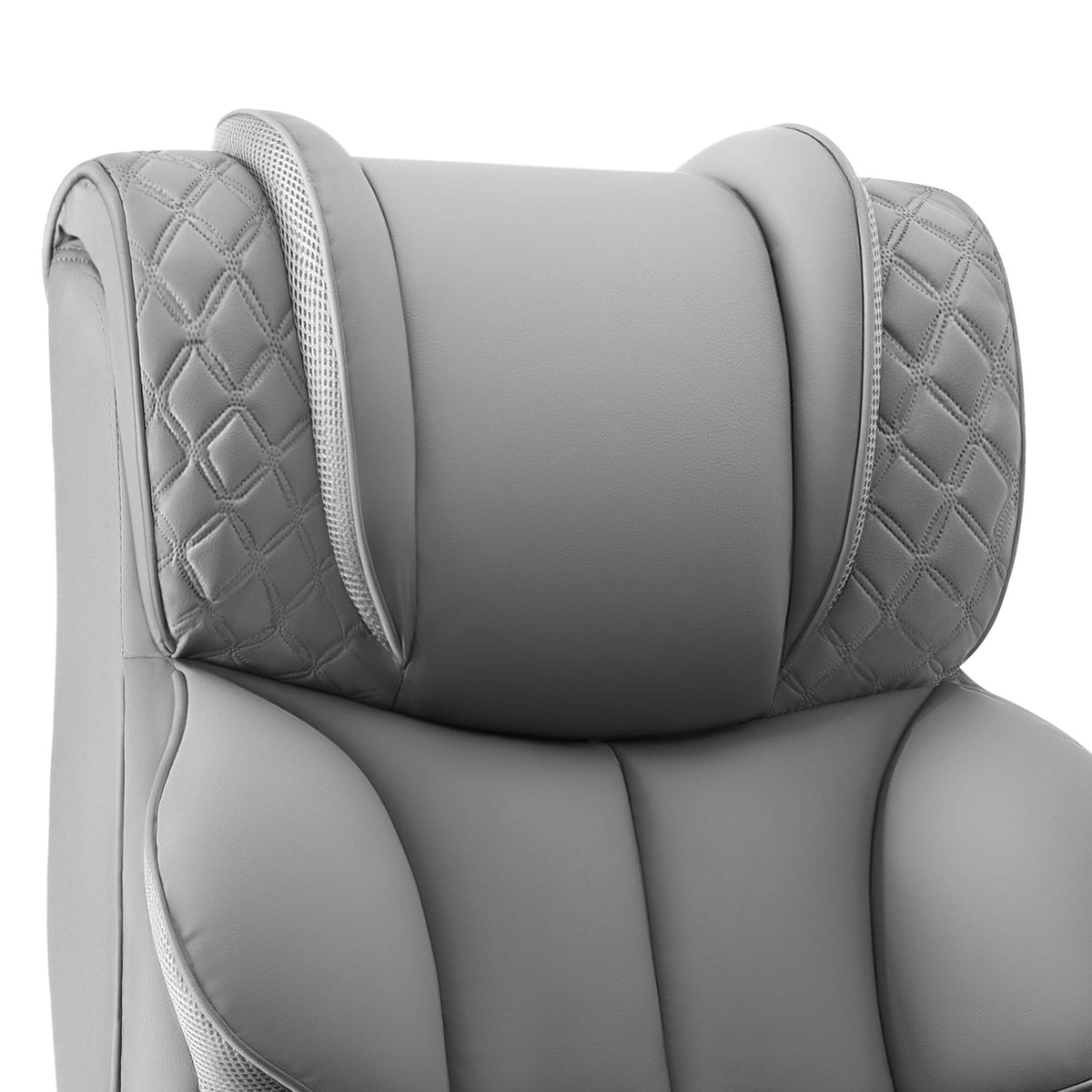 Fauteuil de bureau exécutif en cuir grande taille et large avec support dorsal 309