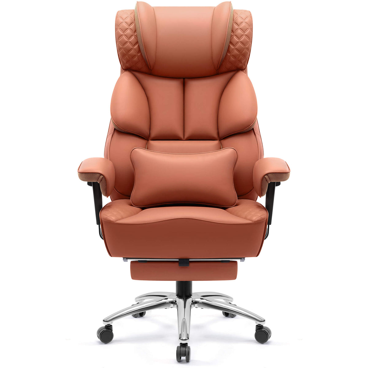 Fauteuil de bureau exécutif en cuir grande taille et large avec support dorsal 309