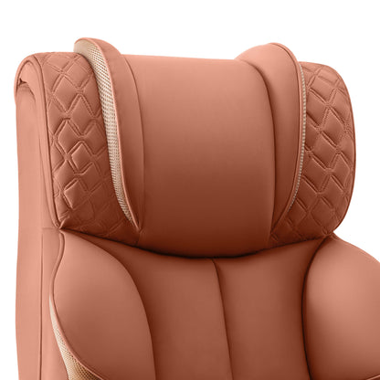 Fauteuil de bureau exécutif en cuir grande taille et large avec support dorsal 309