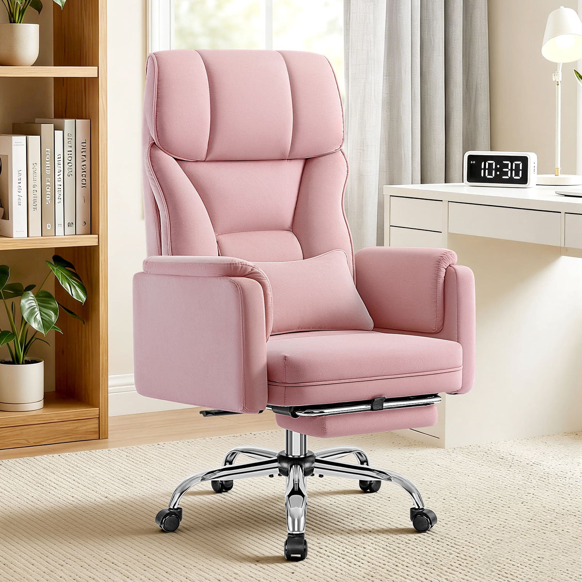 Grand Fauteuil de Bureau de Direction avec Soutien Lombaire Ergonomique 6088