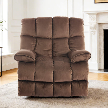 Fauteuil inclinable releveur électrique à positions infinies avec massage et chauffage pour personnes âgées