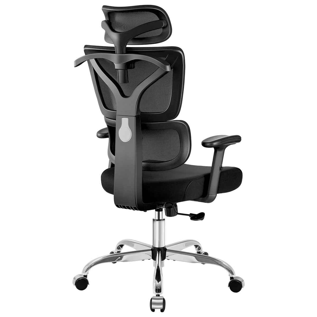 Chaise de bureau ergonomique avec accoudoirs et appui-tête réglables 999-S