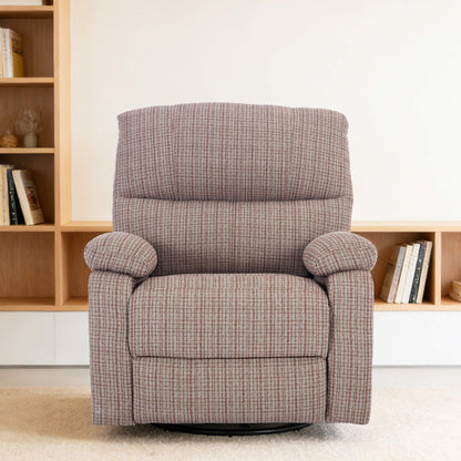 Fauteuil inclinable, pivotant et berçant avec port USB et position infinie