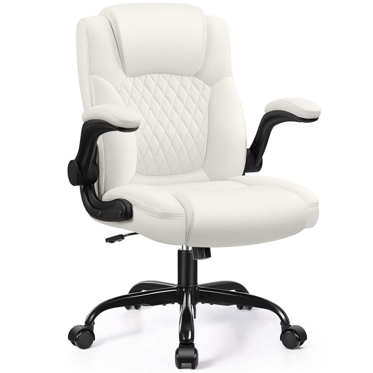 Fauteuil de bureau exécutif grand et large en cuir avec support dorsal 245