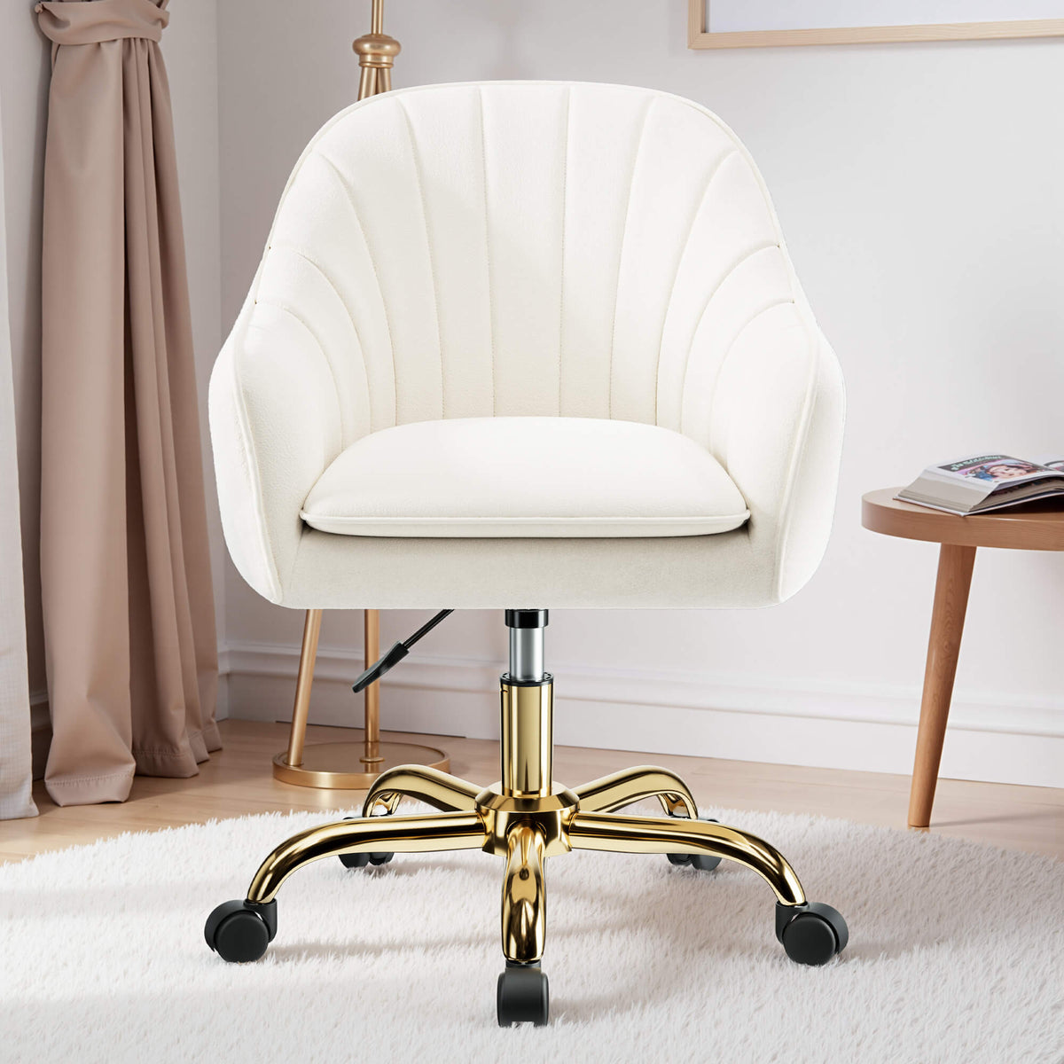 Chaise de vanité moderne avec hauteur réglable et dossier confortable