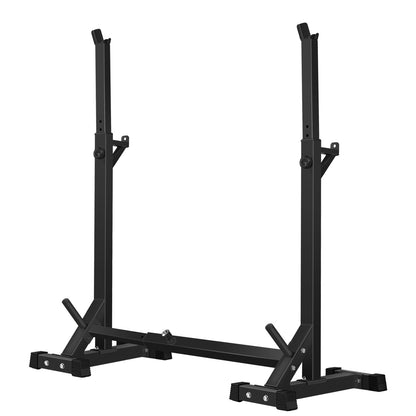 Primy Support de rack de squat 550 lb, support d'haltères, support de banc de musculation pour la maison, rack de poids réglable, musculation multifonctionnelle
