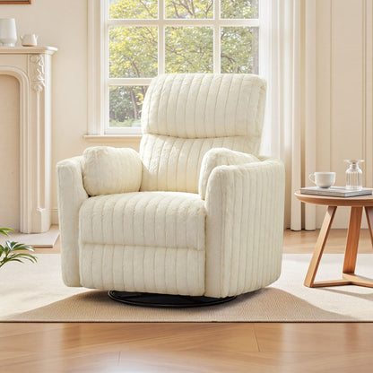 Fauteuil inclinable planeur pour chambre de bébé avec ports USB et repose-pieds