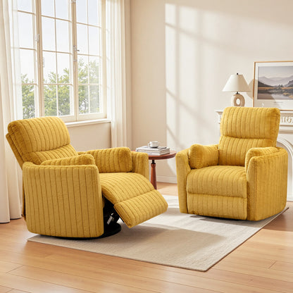 Fauteuil inclinable planeur pour chambre de bébé avec ports USB et repose-pieds