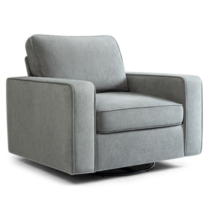 Fauteuil pivotant moderne en forme de tonneau