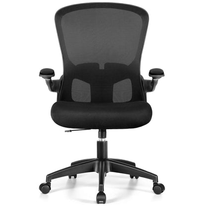 Fauteuil de bureau ergonomique avec support lombaire réglable et accoudoirs relevables 936-C