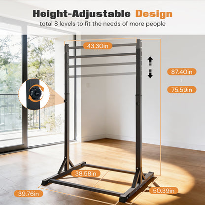 Primy Station de traction, Station de traction portable Power Tower 160 kg, Barre de traction pour salle de sport à domicile
