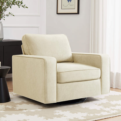 Fauteuil pivotant moderne en forme de tonneau