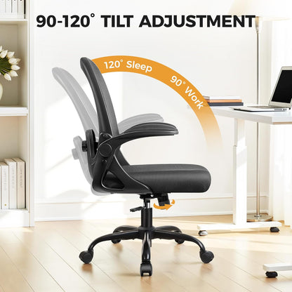 Chaise de Dessin Primy avec Accoudoirs Relevables et Support Lombaire 3D 2401-Z