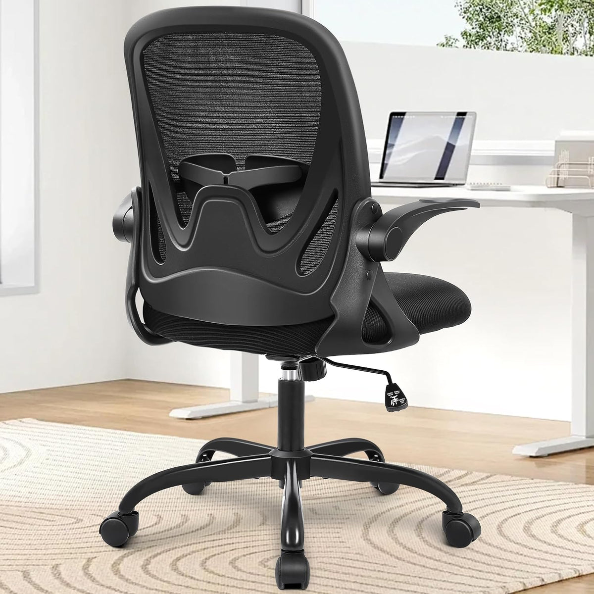 Primy Fauteuil de Bureau Ergonomique avec Soutien Lombaire et Hauteur Réglables
