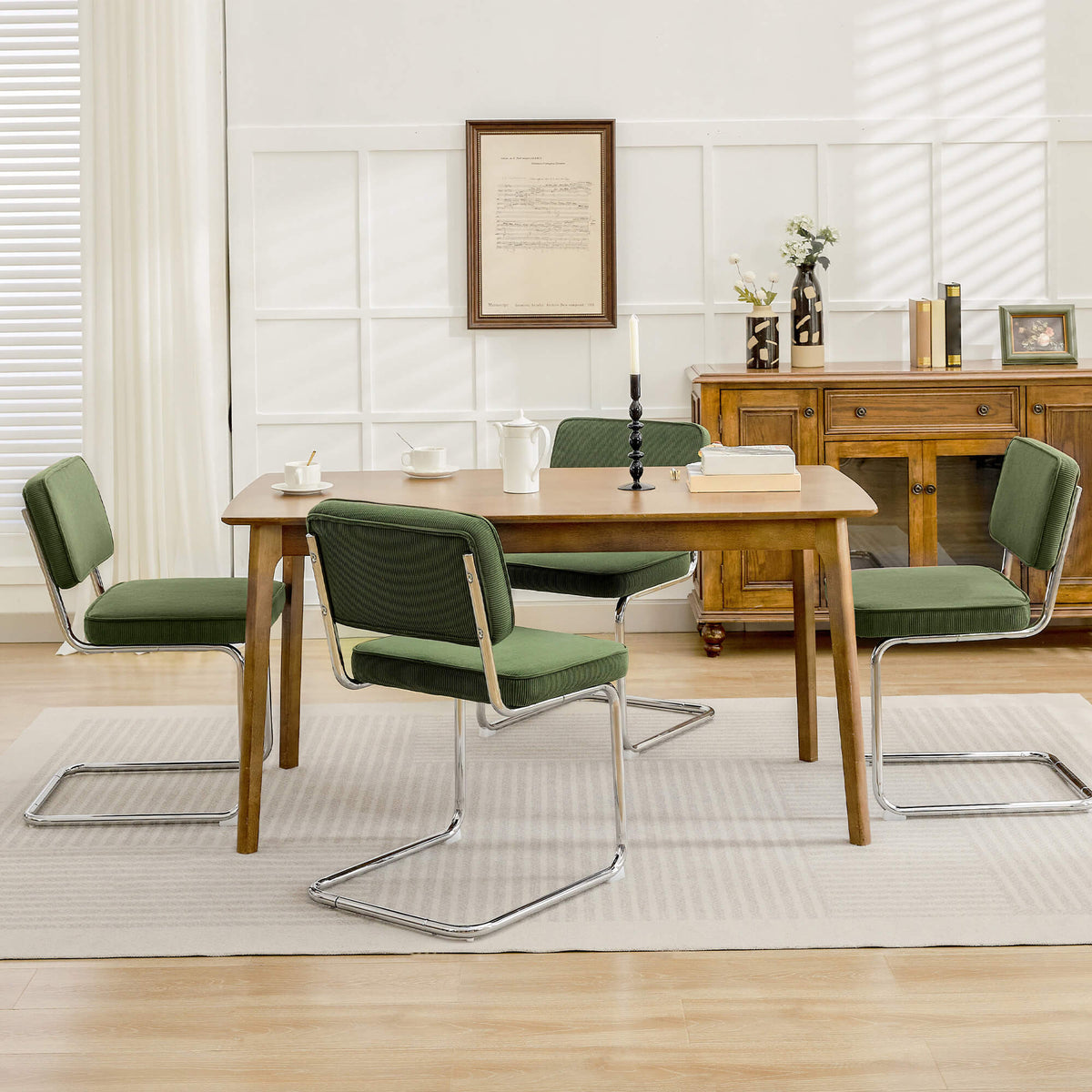 Chaises de salle à manger modernes - Lot de 2
