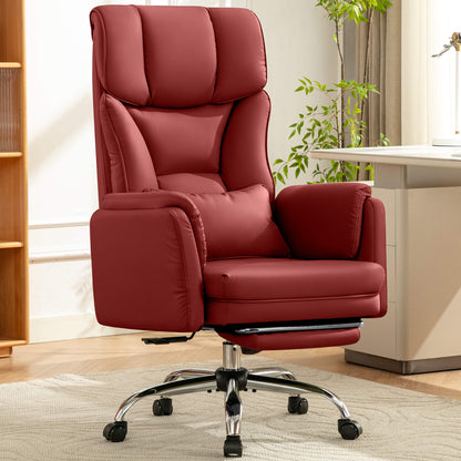 Grand Fauteuil de Bureau de Direction avec Soutien Lombaire Ergonomique 6088